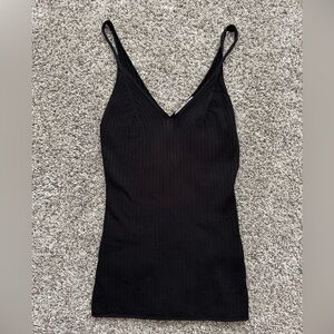 BNWT H&M Black Knit Ribbed Tank